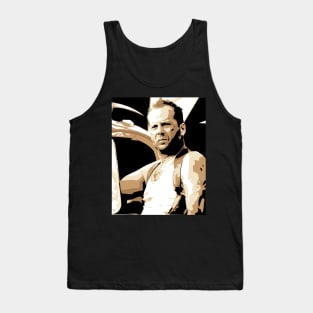 Bruce Willis - Vector Art Tank Top